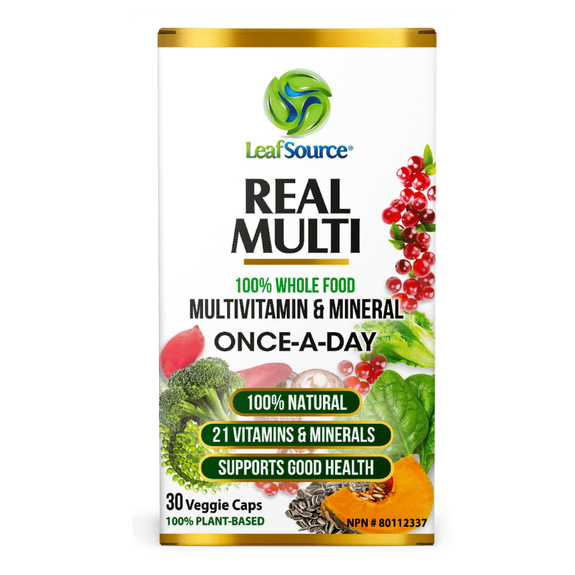 
                  
                    LeafSource ® Real Multi 30 Vegetarian Capsules - One A Day Multivitamin
                  
                