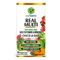 LeafSource ® Real Multi 30 Vegetarian Capsules - One A Day Multivitamin