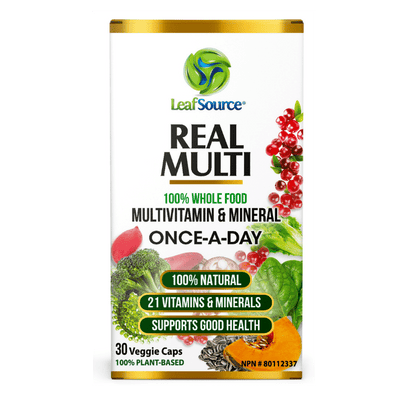 LeafSource ® Real Multi 30 Vegetarian Capsules - One A Day Multivitamin