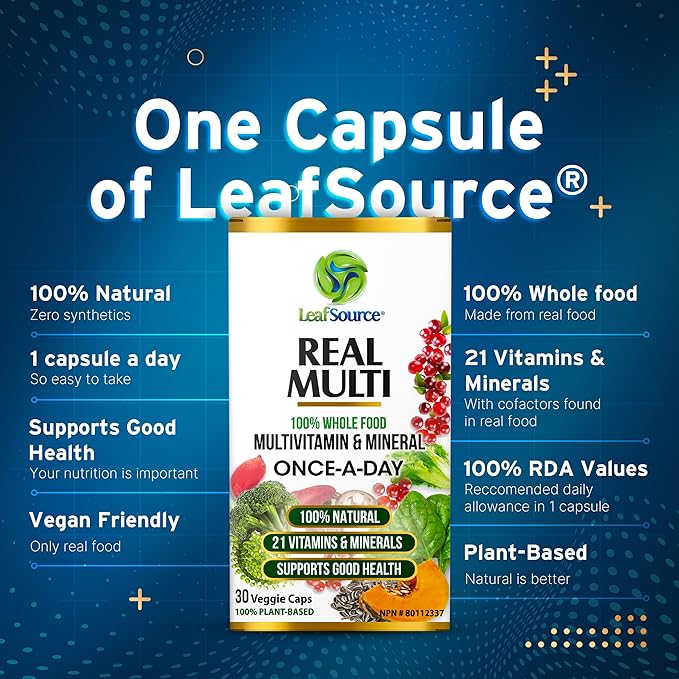 
                  
                    Real Multi 60 VCaps - One A Day Multivitamin
                  
                