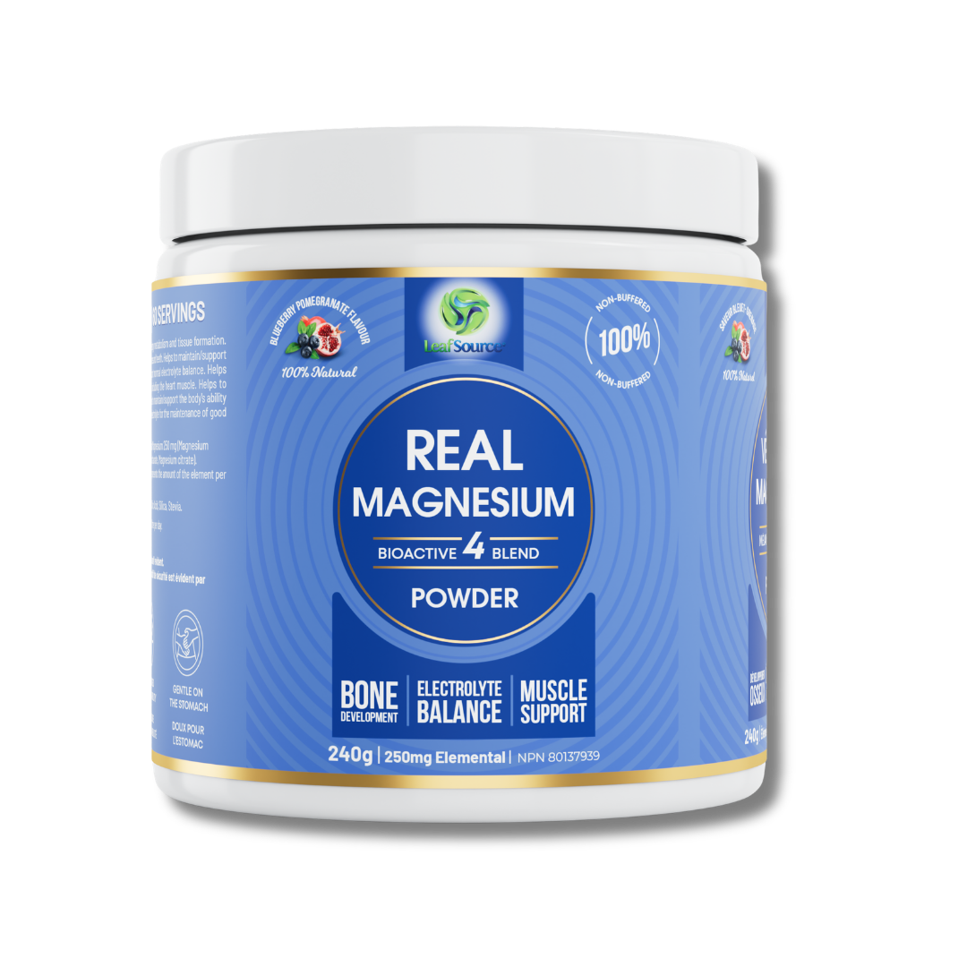 Real Magnesium 240 g Powder Pomegranate Blueberry