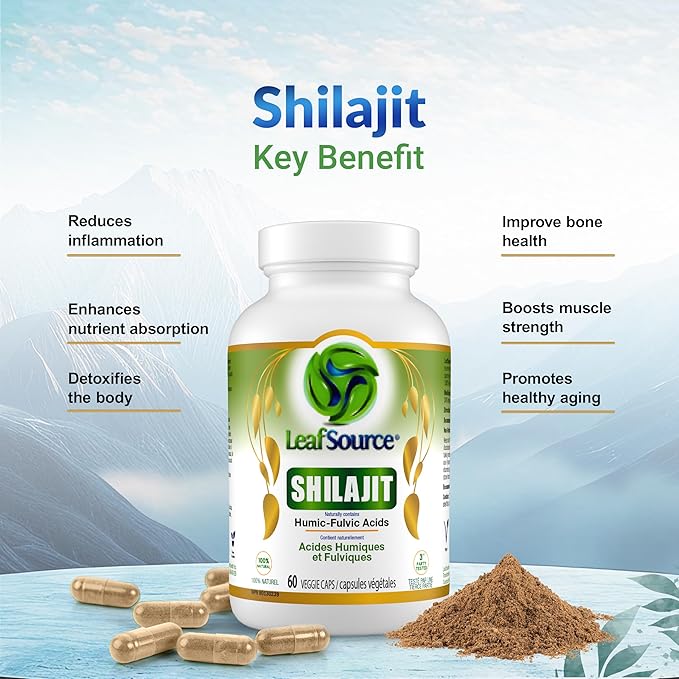 
                  
                    SHILAJIT containing Fulvic Acids & Humic Acids  LeafSource®
                  
                