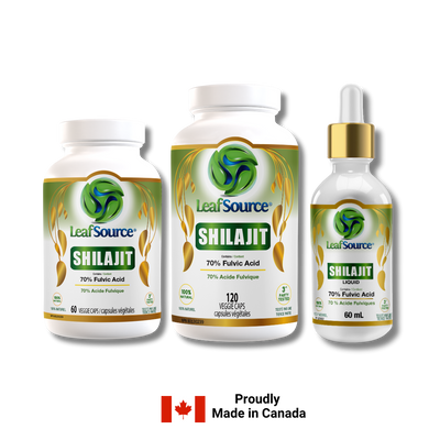 SHILAJIT containing Fulvic Acids & Humic Acids  LeafSource®