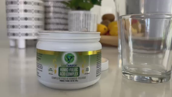 
                  
                    Load and play video in Gallery viewer, Humic Fulvic Acid Powder 60g LeafSource®
                  
                