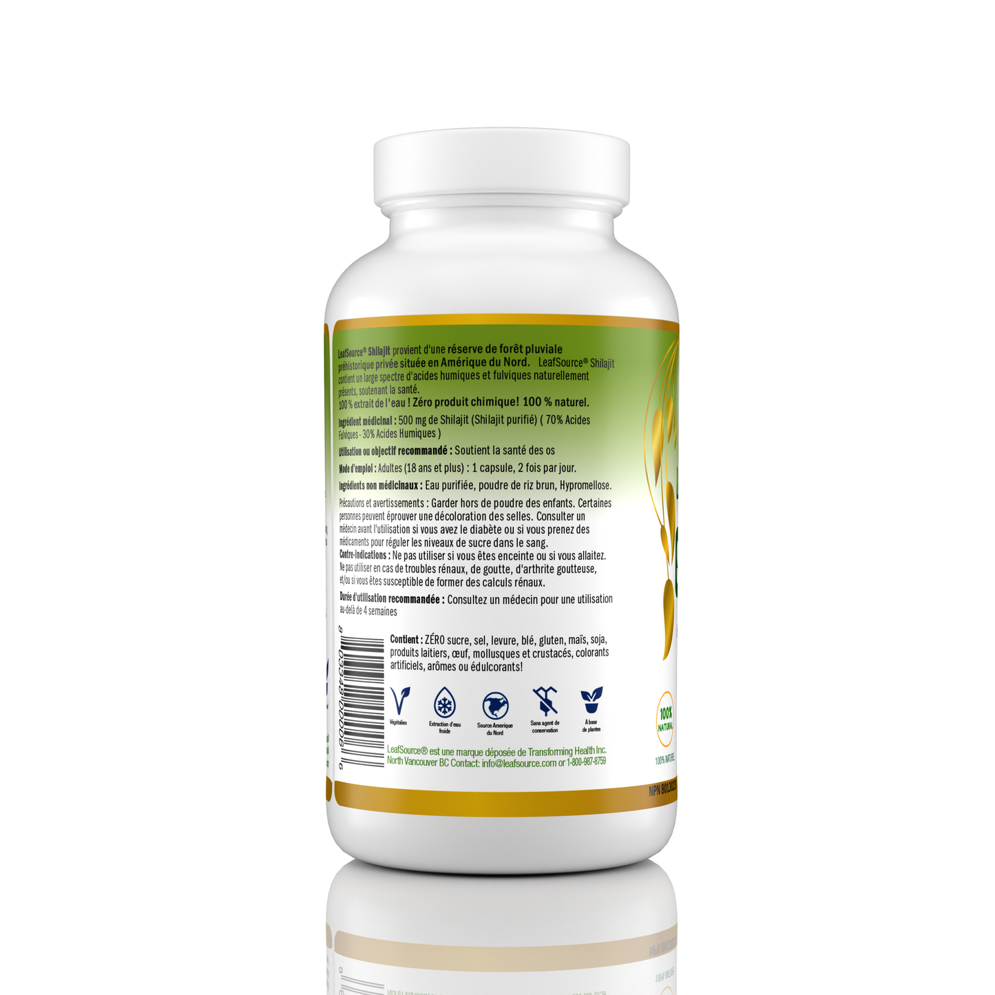 
                  
                    SHILAJIT - 60 capsules  Fulvic Acids and Humic Acids  LeafSource®
                  
                